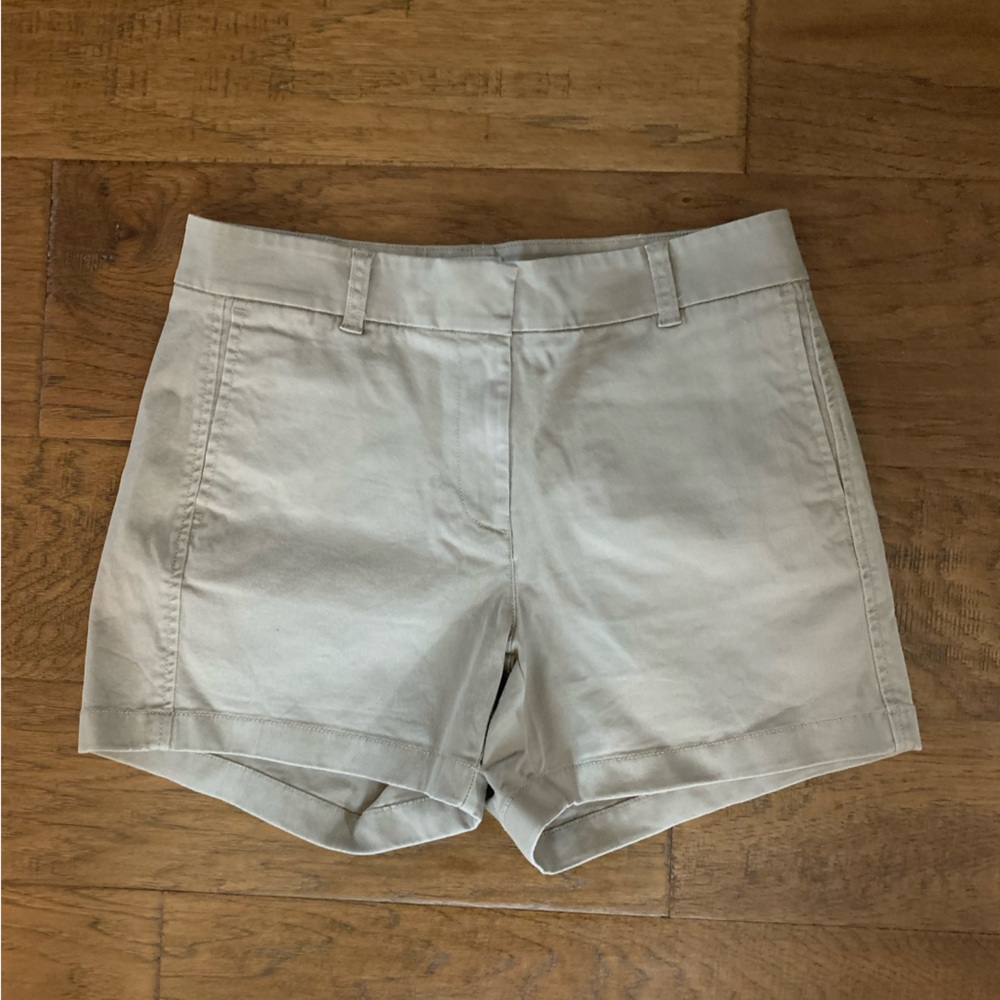 J. Crew khaki chino shorts size 4
